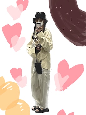 「BEN DAVIS（ベンデイビス）のアイテム」を使った、Suzuさん（レディース・159cm）の夏コーディネート