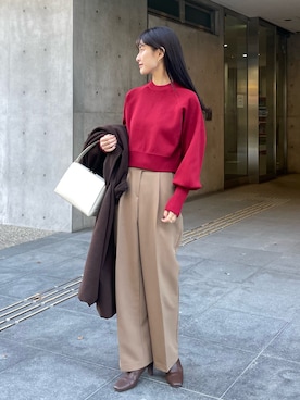 sakiさん（レディース・160cm）の冬コーディネート