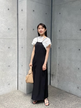 「CLEIO（クレイオ）のアイテム（ワンピース/ドレス）」を使った、sakiさん（レディース・160cm）の春コーディネート