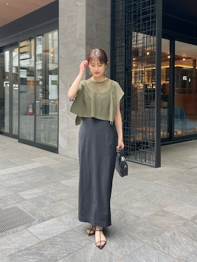 sakiさん（レディース・160cm）の春コーディネート