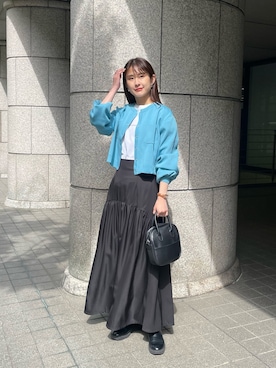 sakiさん（レディース・160cm）の春コーディネート