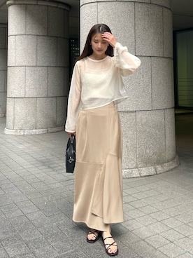 「CLEIO（クレイオ）のアイテム（ワンピース/ドレス）」を使った、sakiさん（レディース・160cm）の夏コーディネート