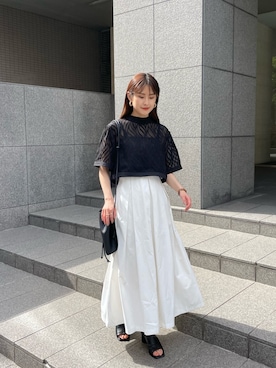 sakiさん（レディース・160cm）の春コーディネート