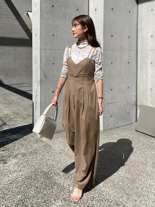 AMERI(アメリ)の「KNOT PATTERN SET UP(サロペット/オーバーオール ...