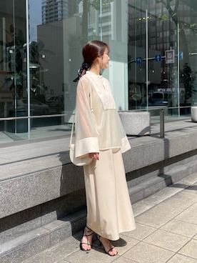「CLEIO（クレイオ）のアイテム（ワンピース/ドレス）」を使った、sakiさん（レディース・160cm）の春コーディネート