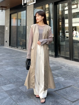 「CLEIO（クレイオ）のアイテム（ワンピース/ドレス）」を使った、sakiさん（レディース・160cm）の夏コーディネート