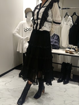 「adonisis」｜ルフィルルージュ 京都  エレンディークさん（レディース・164cm）の秋コーディネート