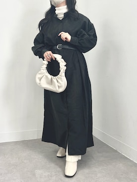 「SETUP7（セットアップセブン）のアイテム」を使った、nagisaさん（レディース・148cm）の冬コーディネート