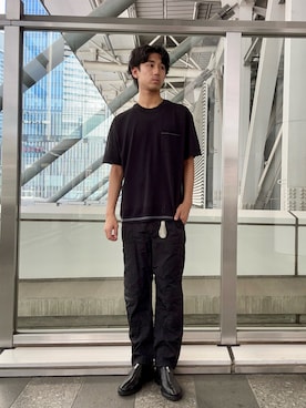 「アイテム（その他小物）」を使った、Makotoさん（メンズ・180cm）の夏コーディネート