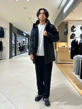 「ABAHOUSE（アバハウス）のアイテム」を使った、Makotoさん（メンズ・180cm）の冬コーディネート