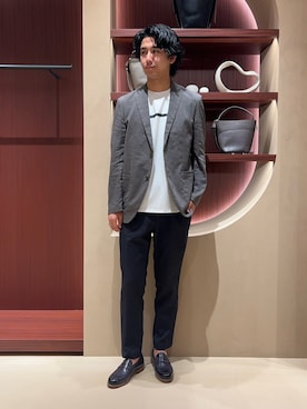 「ABAHOUSE（アバハウス）のアイテム」を使った、Makotoさん（メンズ・180cm）の夏コーディネート