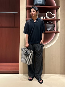 「ABAHOUSE（アバハウス）のアイテム」を使った、Makotoさん（メンズ・180cm）の夏コーディネート