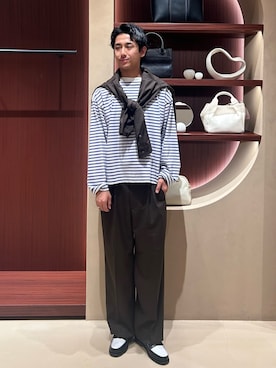 「ABAHOUSE（アバハウス）のアイテム」を使った、Makotoさん（メンズ・180cm）の夏コーディネート