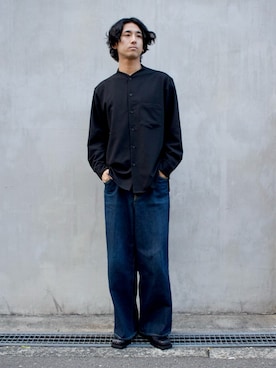 「ABAHOUSE（アバハウス）のアイテム」を使った、Makotoさん（メンズ・180cm）の冬コーディネート