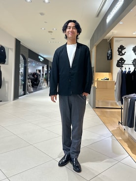 「アイテム（テーラードジャケット）」を使った、Makotoさん（メンズ・180cm）の秋コーディネート