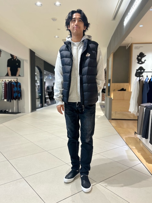 セール】【リバーシブルカラー】14Gコットン ニット ZIPパーカー