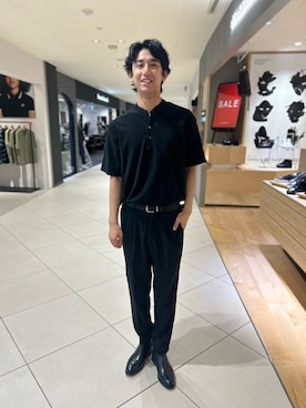 「アイテム（ブーツ）」を使った、Makotoさん（骨格ウェーブ・メンズ・180cm）の夏コーディネート