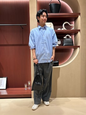 「ABAHOUSE（アバハウス）のアイテム」を使った、Makotoさん（メンズ・180cm）の春コーディネート