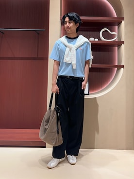 「ABAHOUSE（アバハウス）のアイテム」を使った、Makotoさん（メンズ・180cm）の春コーディネート