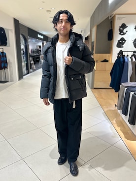 「Pyrenex（ピレネックス）のアイテム」を使った、Makotoさん（メンズ・180cm）の秋コーディネート