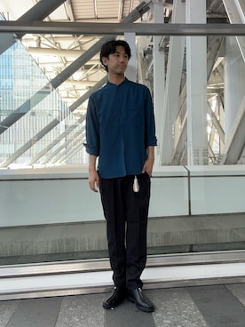「アイテム（その他シューズ）」を使った、Makotoさん（メンズ・180cm）の夏コーディネート