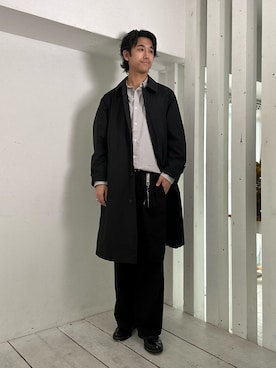 「ABAHOUSE（アバハウス）のアイテム」を使った、Makotoさん（メンズ・180cm）の冬コーディネート