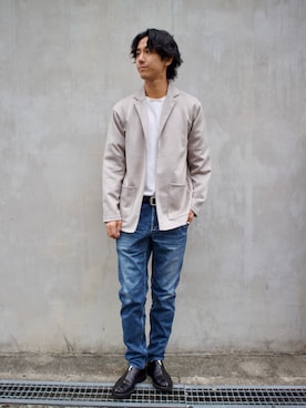 「ABAHOUSE（アバハウス）のアイテム」を使った、Makotoさん（メンズ・180cm）の秋コーディネート