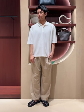 「ABAHOUSE（アバハウス）のアイテム」を使った、Makotoさん（メンズ・180cm）の夏コーディネート