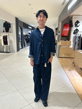 「アイテム（スリッポン）」を使った、Makotoさん（メンズ・180cm）の夏コーディネート