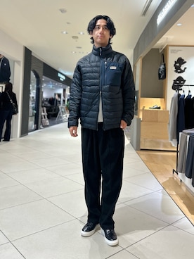 「アイテム（ブルゾン）」を使った、Makotoさん（メンズ・180cm）の秋コーディネート