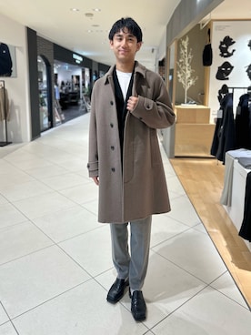 「ABAHOUSE（アバハウス）のアイテム」を使った、Makotoさん（メンズ・180cm）の冬コーディネート