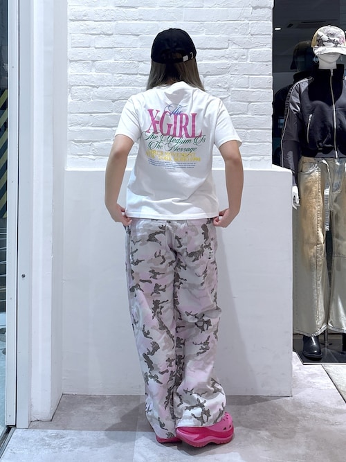 FACE LABEL LOOSE FIT EASY PANTS（その他パンツ）｜X-girl（エックス