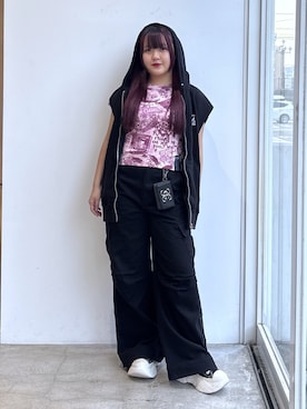 かのんさん（レディース・155cm）の夏コーディネート