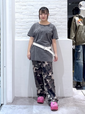 「ロック」｜かのんさん（レディース・155cm）の春コーディネート