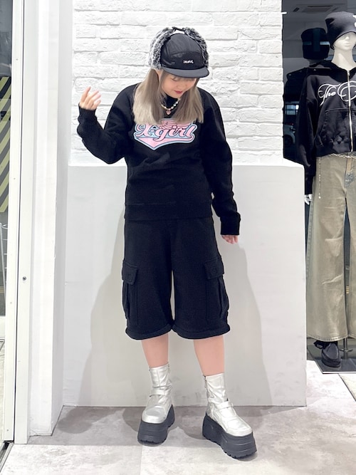 セール】2WAY WIDE LEG CARGO SWEAT PANTS（スウェットパンツ）｜X
