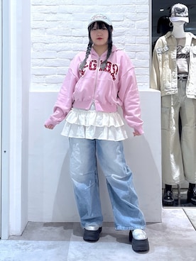 かのんさん（レディース・155cm）の春コーディネート