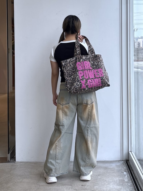 GIRL POWER BIG TOTE BAG（トートバッグ）｜X-girl（エックスガール