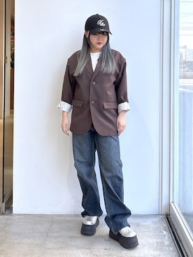 かのんさん（レディース・155cm）の春コーディネート