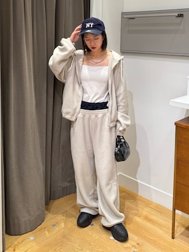 「アイテム（ネックレス）」を使った、ゆうりさん（レディース・155cm）の冬コーディネート