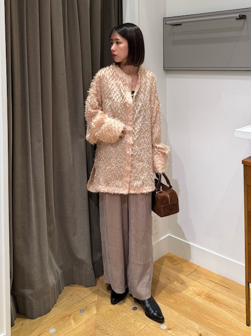 セール】(GENE HEAVENS)FRINGE BIG SHIRTS（シャツ/ブラウス）｜ROSE