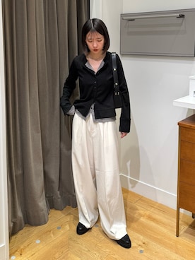 「ROSE BUD（ローズバッド）のアイテム（パンツ）」を使った、ゆうりさん（レディース・155cm）の冬コーディネート