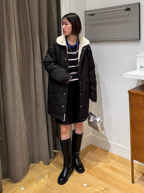 ROSE BUD（ローズバッド） カーディガン (CREOLME)MULTI STRIPE KNIT