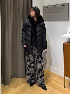 「ROSE BUD（ローズバッド）のアイテム（パンツ）」を使った、ゆうりさん（レディース・155cm）の冬コーディネート