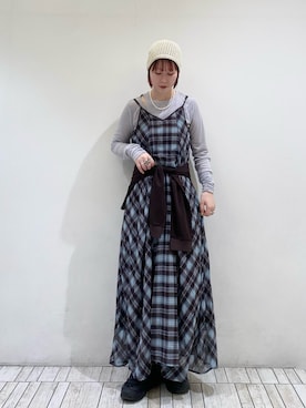 「SMELLY」｜misakiさん（レディース・160cm）の春コーディネート
