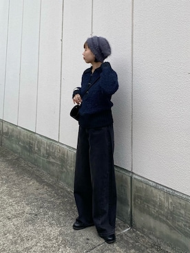 「アイテム（バッグ）」を使った、misakiさん（レディース・160cm）の秋コーディネート