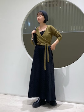「アイテム（キャミソール）」を使った、misakiさん（レディース・160cm）の秋コーディネート