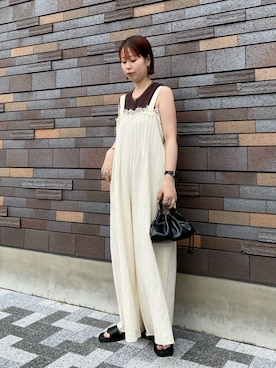 「KBF（ケイビーエフ）のアイテム（アクセサリー）」を使った、misakiさん（レディース・160cm）の夏コーディネート