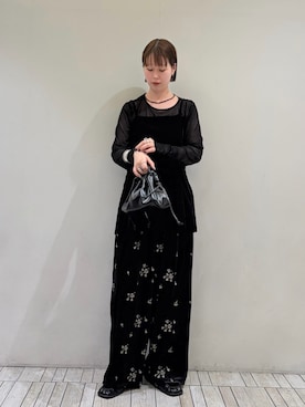 「KBF（ケイビーエフ）のアイテム（アクセサリー）」を使った、misakiさん（レディース・160cm）の夏コーディネート