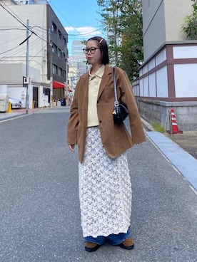 「アイテム（その他シューズ）」を使った、misakiさん（レディース・160cm）の秋コーディネート