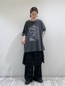 「KBF（ケイビーエフ）のアイテム（アクセサリー）」を使った、misakiさん（レディース・160cm）の夏コーディネート